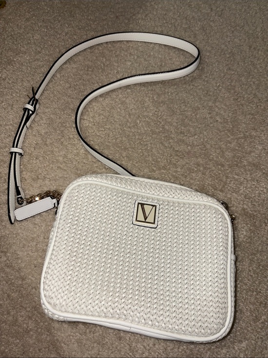 PINK Victoria's Secret Handbags - PINK Victoria Secret White Crossbody Bag